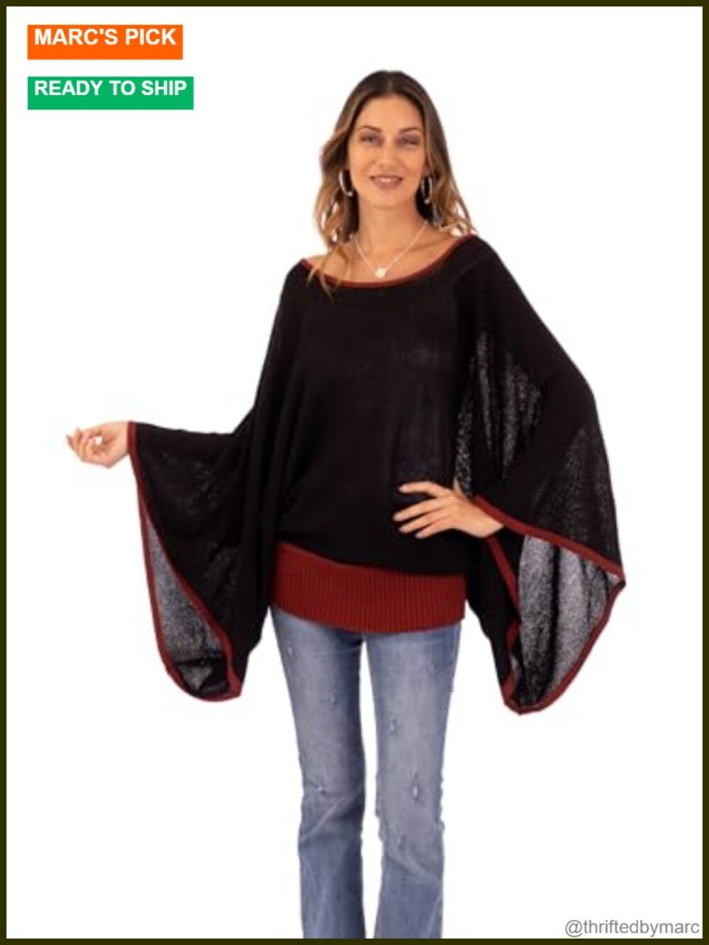 Artisan Alpaca Wool Blend Sweater Loose Fit Long Sleeve Pullover
